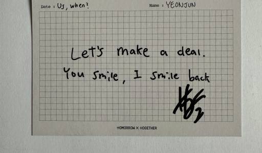 TXT YEONJUN SIGNED 7TH MINI ALBUM 'THE STAR CHAPTER: SANCTUARY